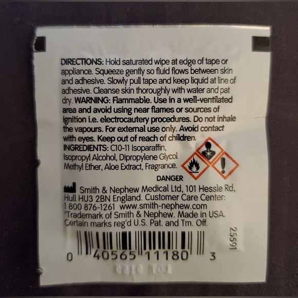 Adhesive Skin Prep Kit, SKIN TAC, UNI-SOLVE, GEMCORE 360 - Picture 7 of 7